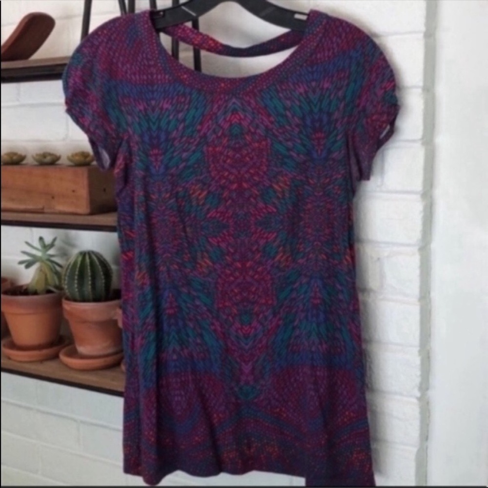 Marc by Marc Jacobs Printed Top with Open Back